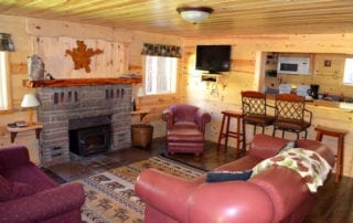 Spokane Cabin living room